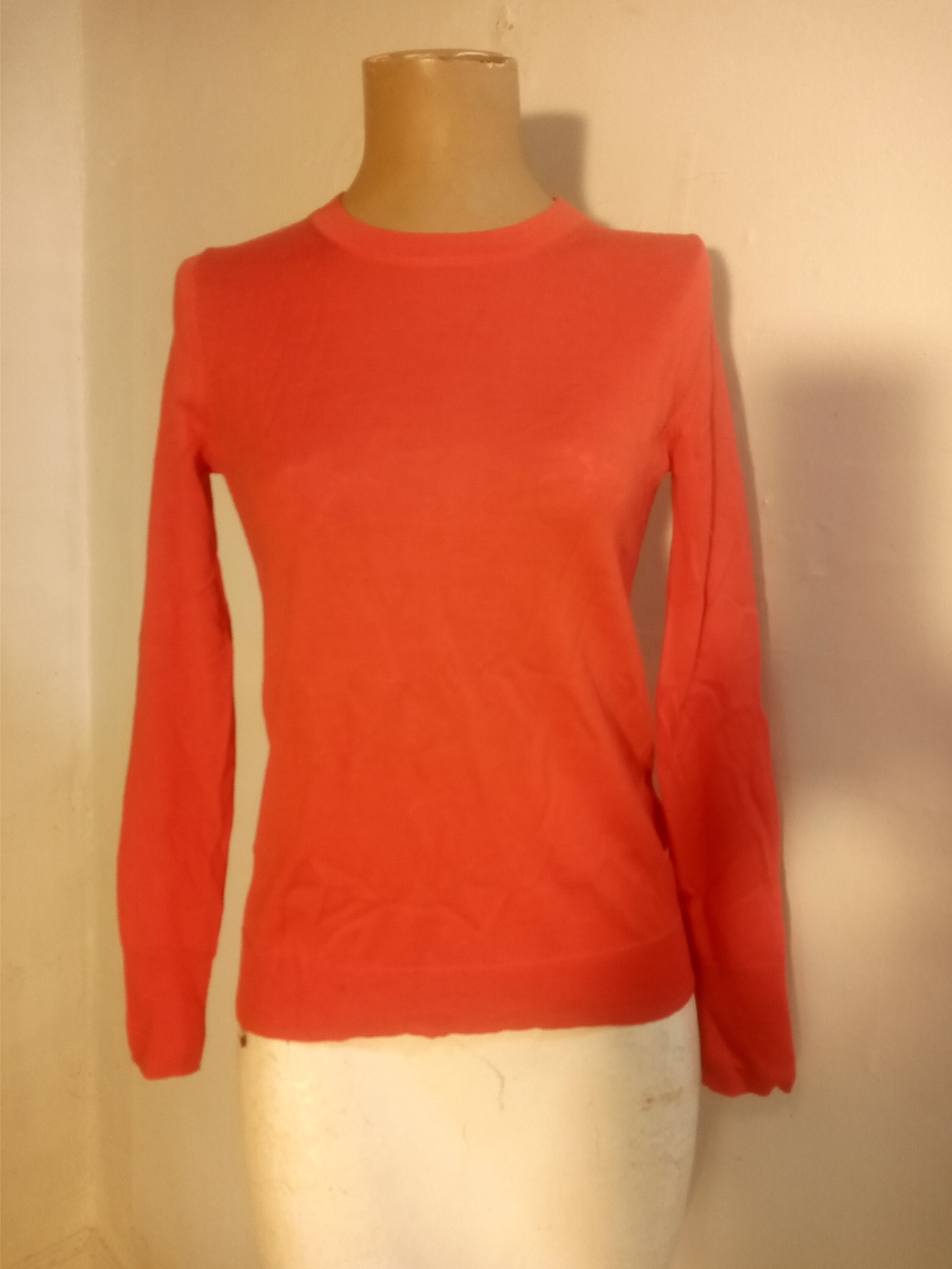 J. Crew Coral Crewneck Sweater